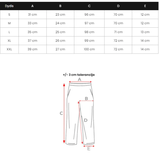Juodos vyriškos kelnės Karlin O/P4009Z