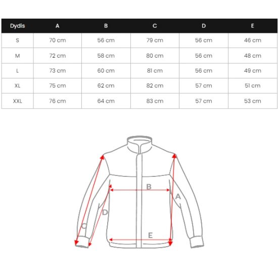 Žieminė balta vyriška striukė Vitor O/M798Z