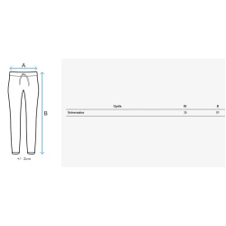 Moteriškos kelnės baltos spalvos Erli
