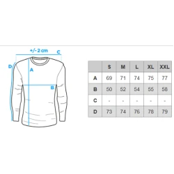 Vyriški balti/pilki marškinėliai ilgomis rankovėmis Artur