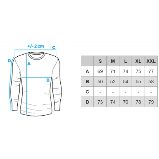 Vyriški balti/pilki marškinėliai ilgomis rankovėmis Artur V5 OM-LSCL-0105