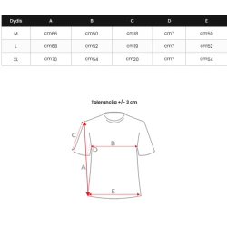 Vyriški baltos spalvos marškiniai Grant