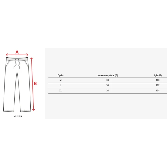 Vyriškos tamsiai mėlynos laisvalaikio kelnės Edma Laisvalaikio kelnės