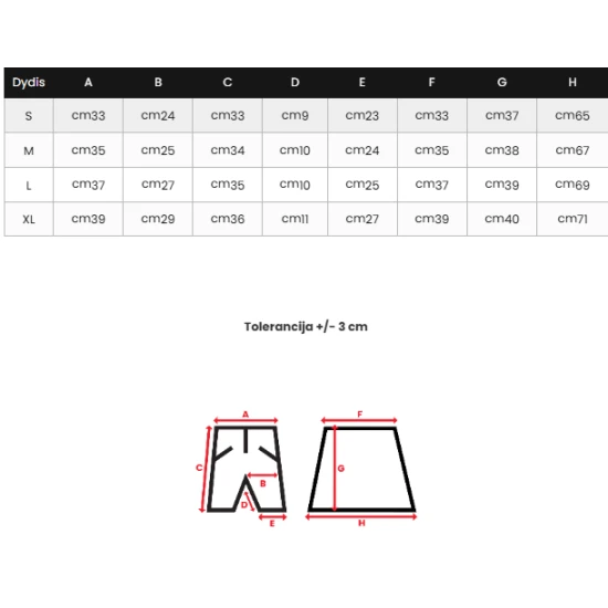 Moteriškas baltos spalvos sijonas- šortai Melani JS/17K590/1