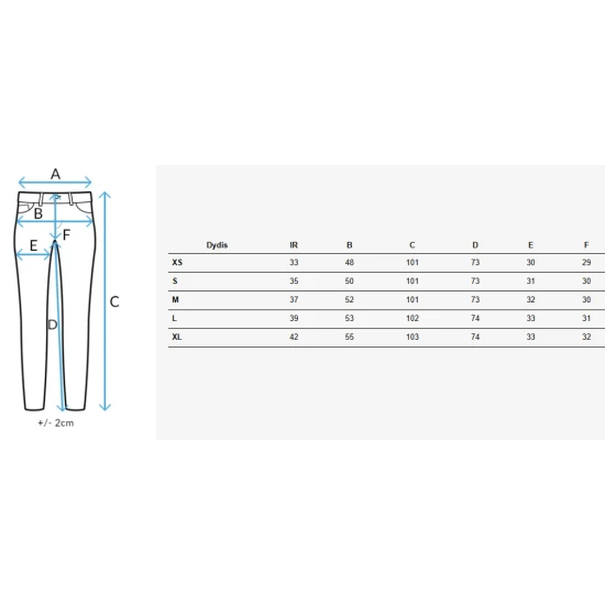 Moteriški mėlyni džinsai Viden UY2492