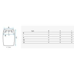 Ilgas džinsinis mėlynas sijonas Merita