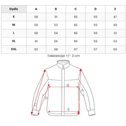 Vyriška juodos spalvos džinsinė striukė Manti