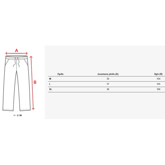 Vyriškos juodos laisvalaikio kelnės Army UX4429