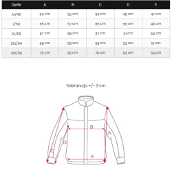 Vyriška juoda striukė su gobtuvu Pyter