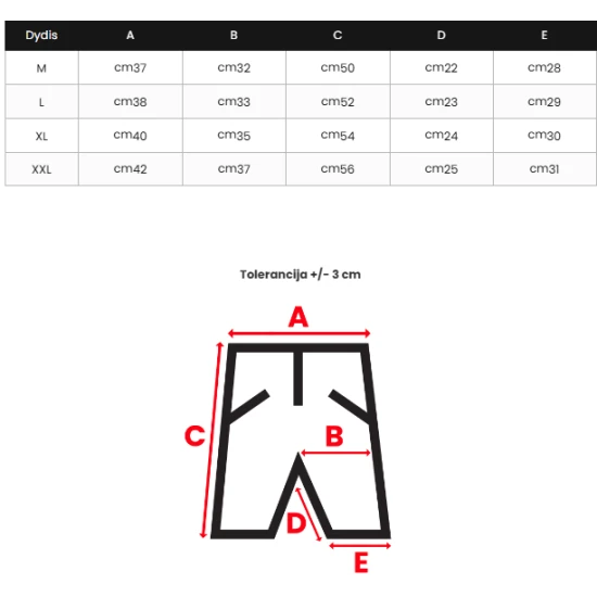 Vyriški chaki spalvos šortai Emir JS/8K1551/29