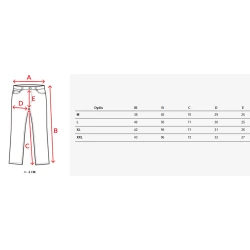Vyriškos juodos kelnės Hond