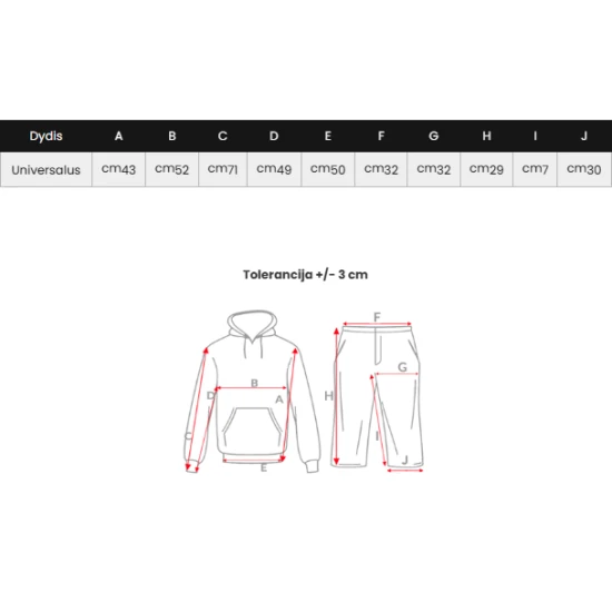 Moteriškias baltas komplektas Spoiled Sportiniai kostiumai