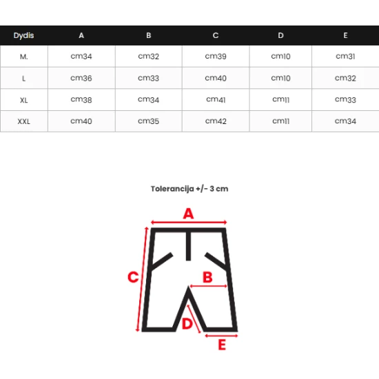 Maudymosi šortai tamsiai mėlyni/balti Revel JS/17K567/7