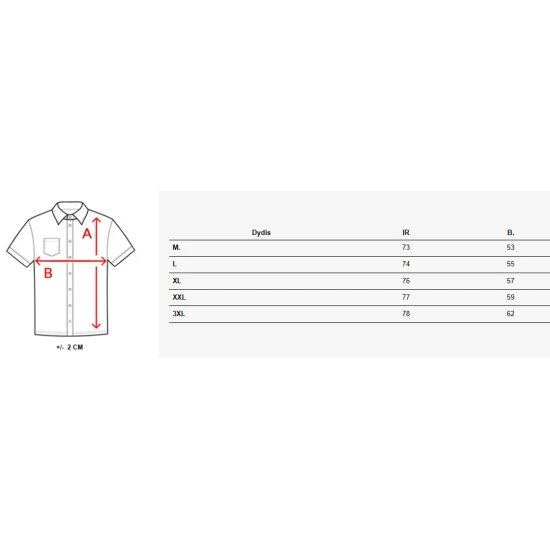 Vyriški baltos spalvos trumpomis rankovėmis marškiniai Tim KX1072