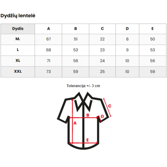 Vyriški juodos spalvos marškiniai trumpomis rankovėmis Sochi O/V165