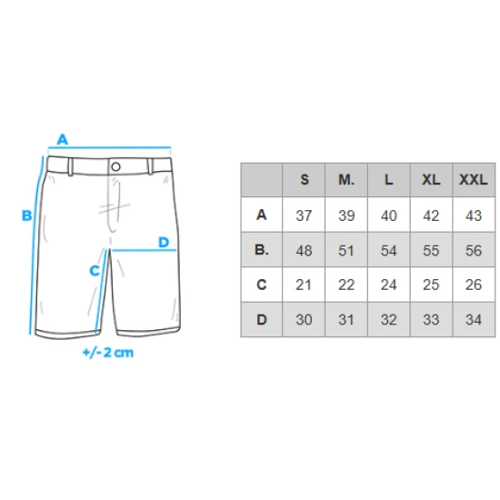 Vyriški šviesiai mėlyni džinsiniai šortai Urban V2 OM-SRDS-0157