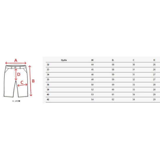 Vyriški mėlyni džinsiniai šortai su diržu Marty SX2555