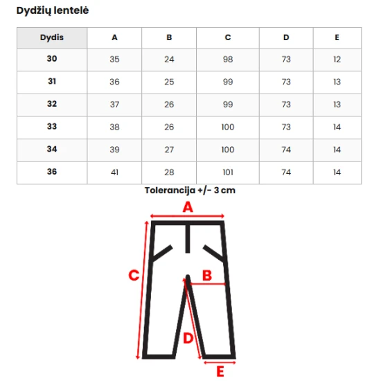 Vyriški mėlyni džinsai Real O/2339/2