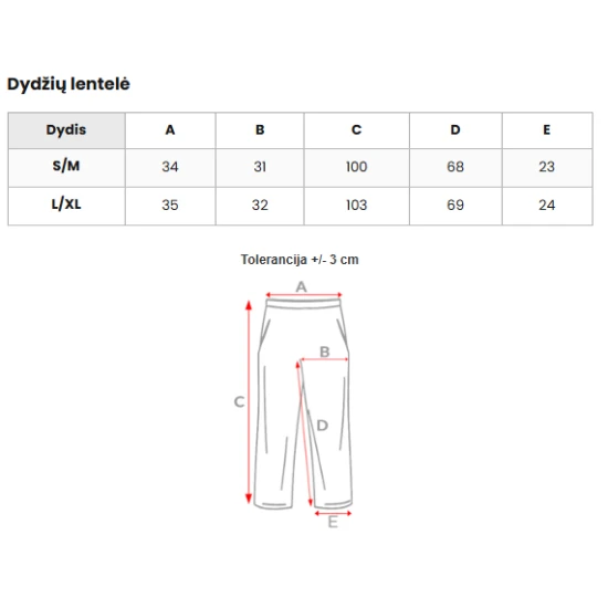 Moteriškos mėlynos kelnės Glory O/HGM6610