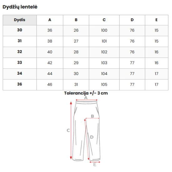 Vyriškos tamsiai mėlynos kelnės Alton Kelnės