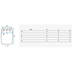 Džinsinis rusvas sijonas su skeltuku Midiway
