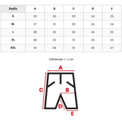 Vyriški tamsiai mėlynos spalvos šortai Akel