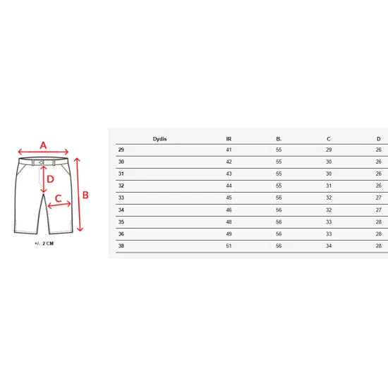 Vyriški mėlyni džinsiniai šortai Unmi SX2566