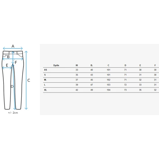 Moteriški mėlyni džinsai Widelegs UY2472