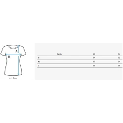 Moteriški šviesiai žalios splavos marškinėliai Mila