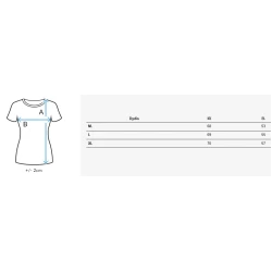 Moteriški rusvi spalvos marškinėliai Silvi