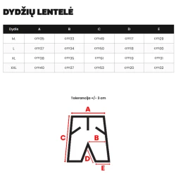 Vyriški rudi šortai Devon