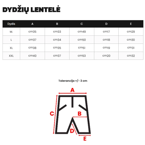 Vyriški juodi šortai Devon JS/27K6538/3