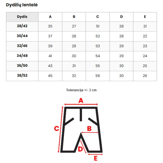 Vyriški balti džinsiniai šortai Bost O/UM873