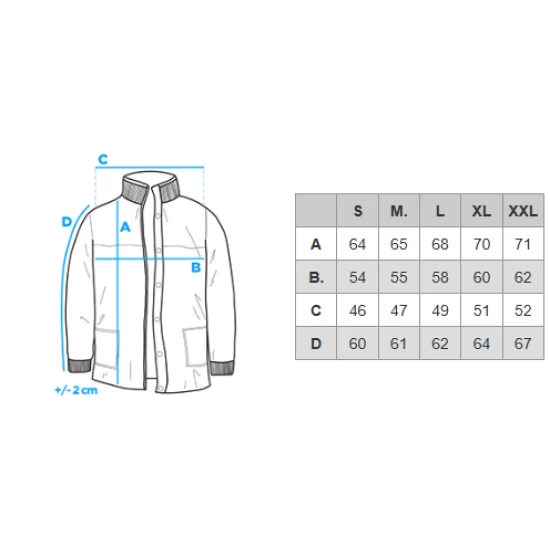 Vyriška bomber stiliaus mėlyna striukė Norvi V3 OM-JADJ-0163