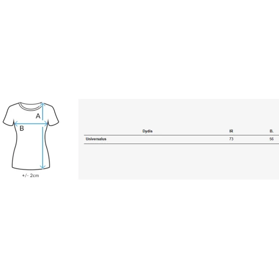 Moteriški tamsiai pilki marškinėliai Classical RY2632