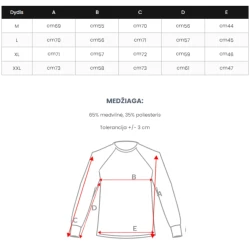 Pilkos spalvos džemperių komplektas drugelis-vilkas