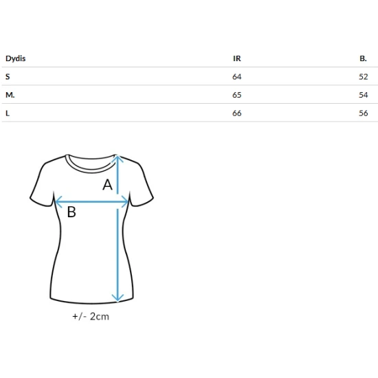 Moteriški šviesiai pilki marškinėliai Joy Marškinėliai su užrašais