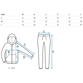 Женский бежевый спортивный костюм Bistan