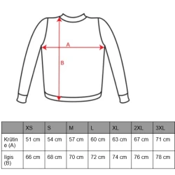 Tamsiai mėlynas džemperis be gobtuvo Batian