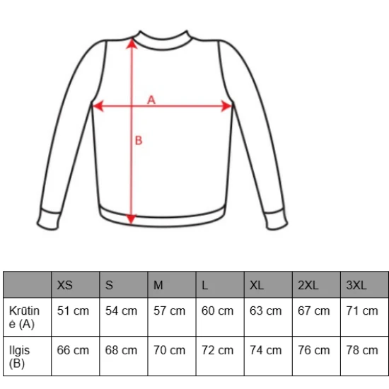 Pilkas džemperis be gobtuvo Batian Džemperiai be gobtuvo