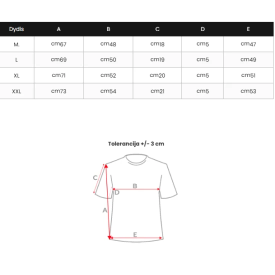 Vyriški baltos spalvos marškinėliai Star Marškinėliai su užrašais