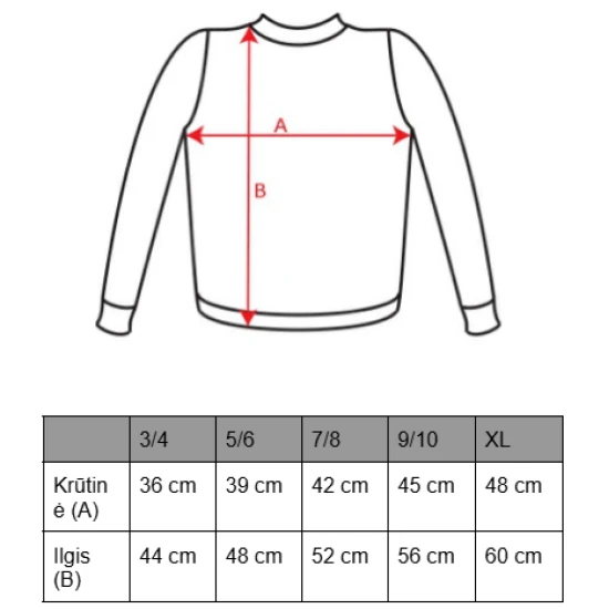 Vaikiškas raudonas džemperis Urban Džemperiai vaikams