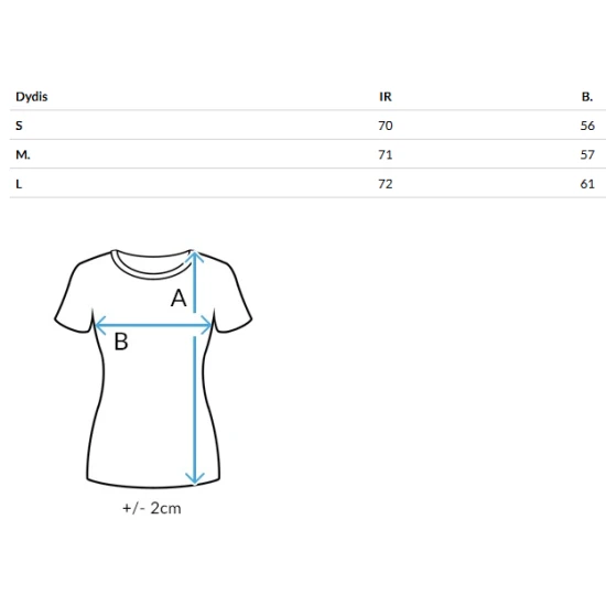 Moteriški rudos spalvos marškinėliai Dreams Marškinėliai su užrašais