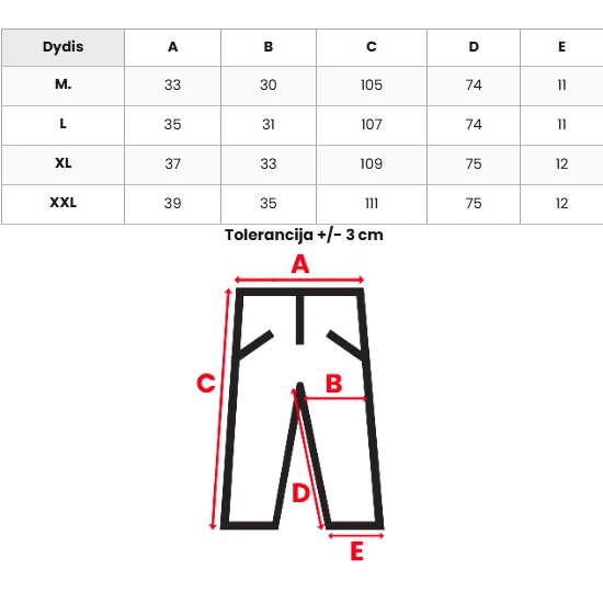 Vyriškos juodos kelnės Rene Kelnės