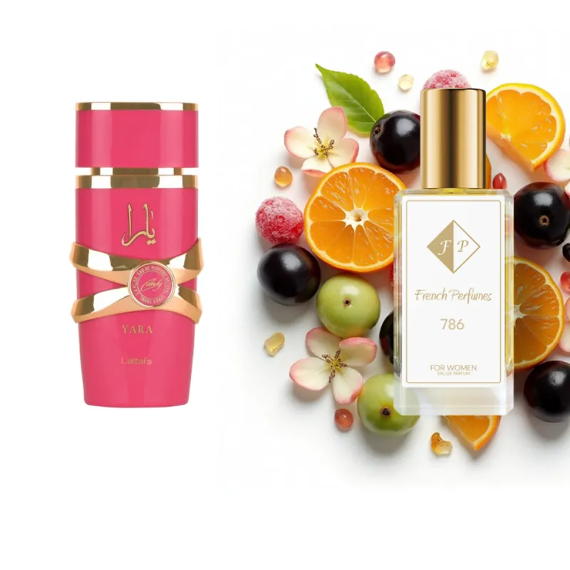 Nr786 smaržas, ko iedvesmoja Lattafa Yara Candy 60 ml FP sievietēm French Perfumes