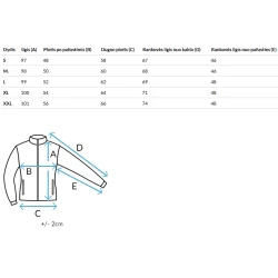 Ruda ilga moteriška striukė Juste