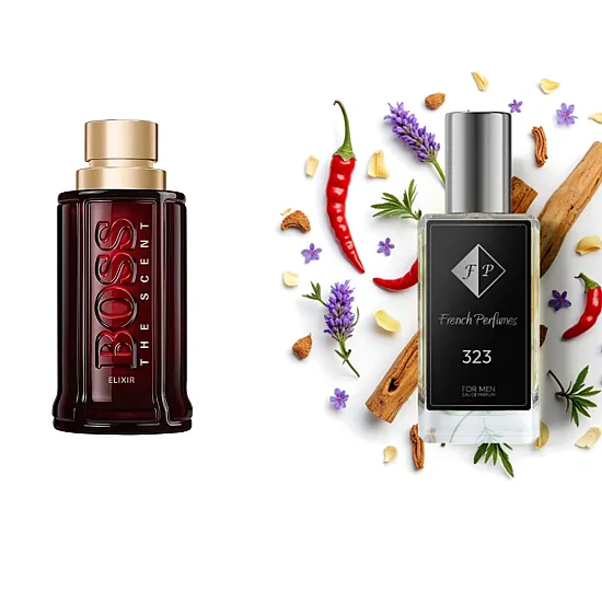Nr323 kvepalai įkvėpti Hugo Boss - The Scent Elixir for him 33 ml FP Vyrams French Perfumes