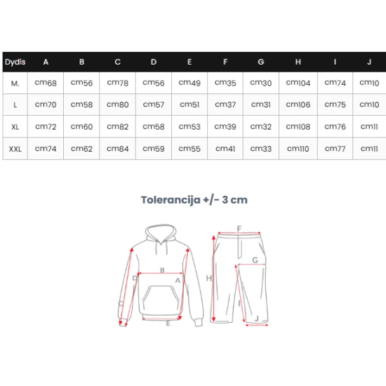 Vyriškas juodas kostiumas Gibon Sportiniai kostiumai