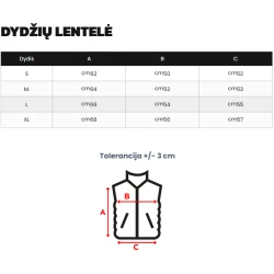 Moteriška juoda/ruda  liemenė Lyra