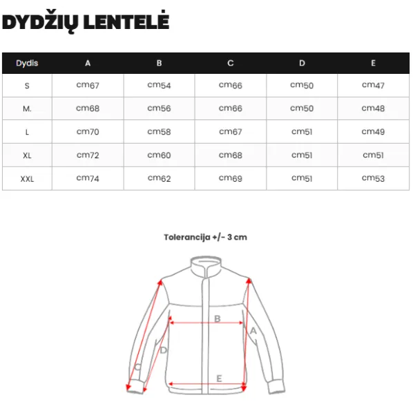 Men's black/red winter jacket Molix Winter jackets